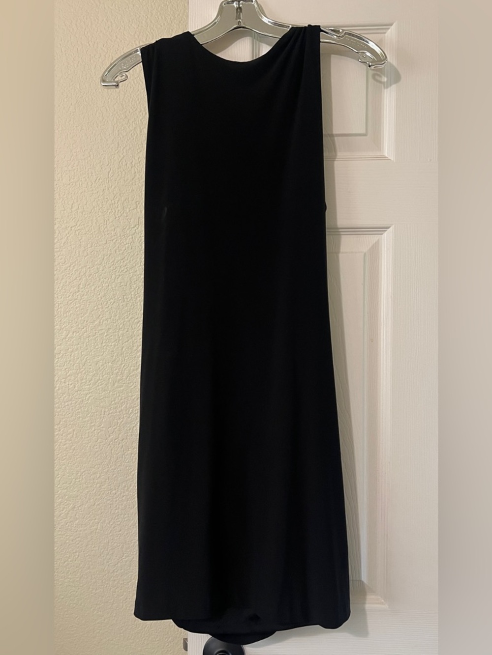 Cache Black Beaded Draped Sleeveless Dress - Picture 3 of 3